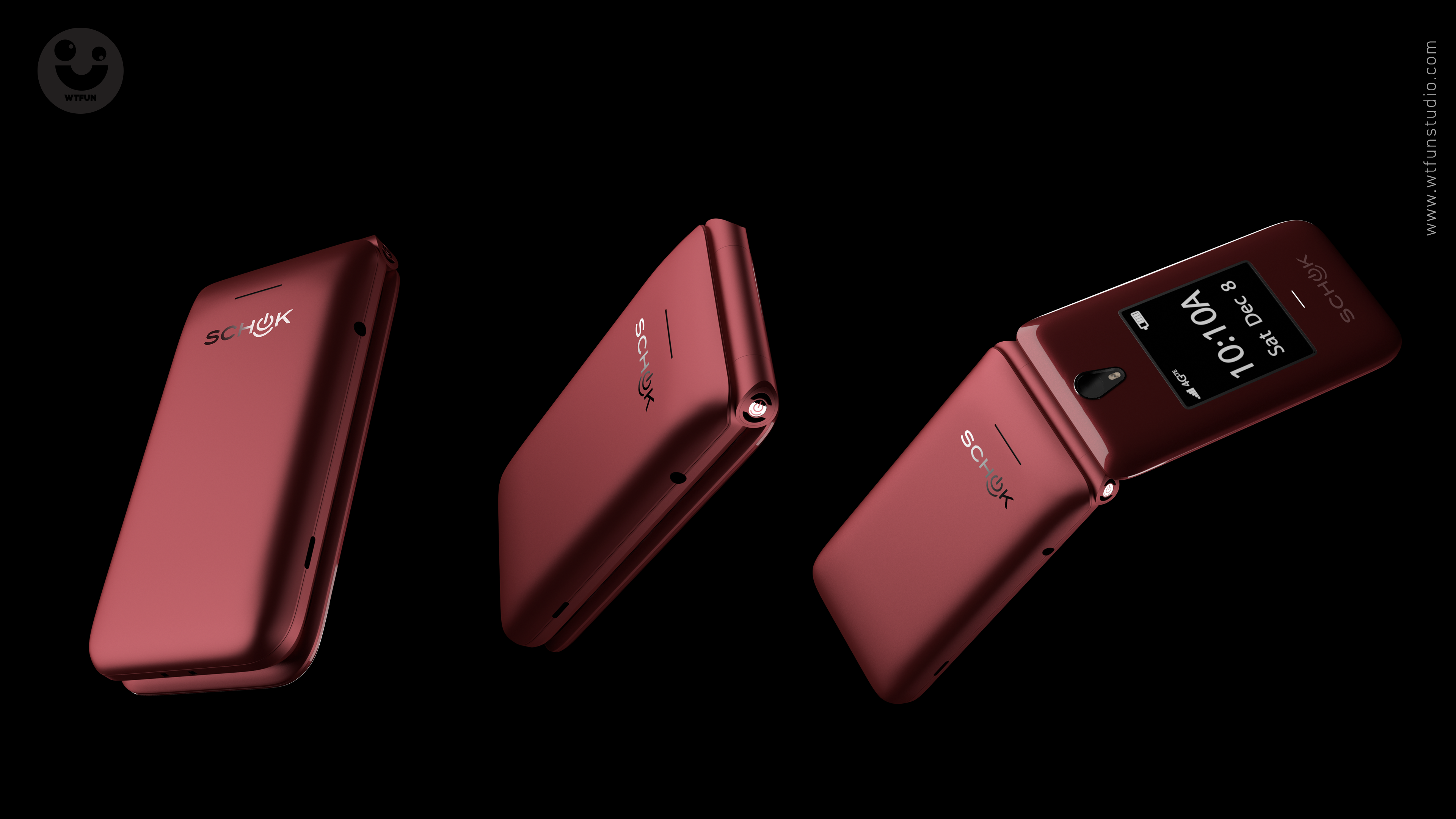 Schok Flip Phone Design View 2